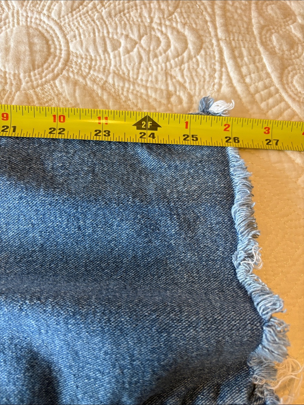 Jessica Simpson Mid-Blue Ankle Crop Straight Jeans - Picture 5 of 5